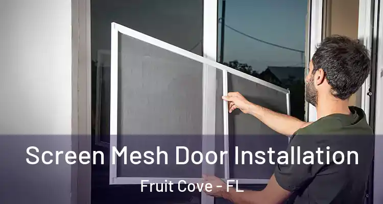  Screen Mesh Door Installation Fruit Cove - FL